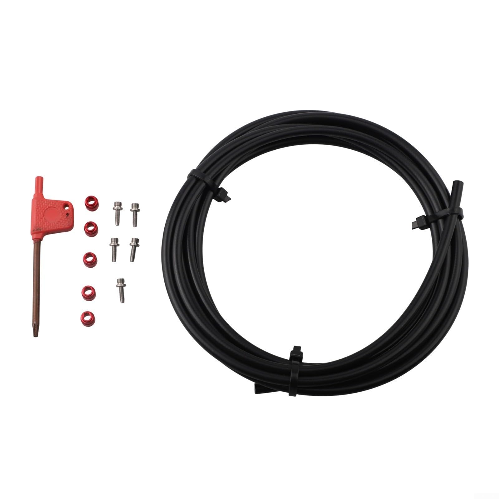 Tubo del freno a disco idraulico 3000 mm per SRAM per kit tubo olio STEALTH-A-MAJIG con chiave T8 raccordo olive manicotti a inserimento nero