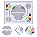OKUMEYR Camera Lens Test Chart and Focus Alignment Card for CCTV Installation, 40X30Cm Adhesive Lens Calibration Tool for Indoor and Outdoor Surveillance Testing