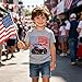 DDSOL Boys 4th of July Shirts American Flag T-Shirts Kids Patriotic Independence Day Memorial Day Tops Tees 3-4T
