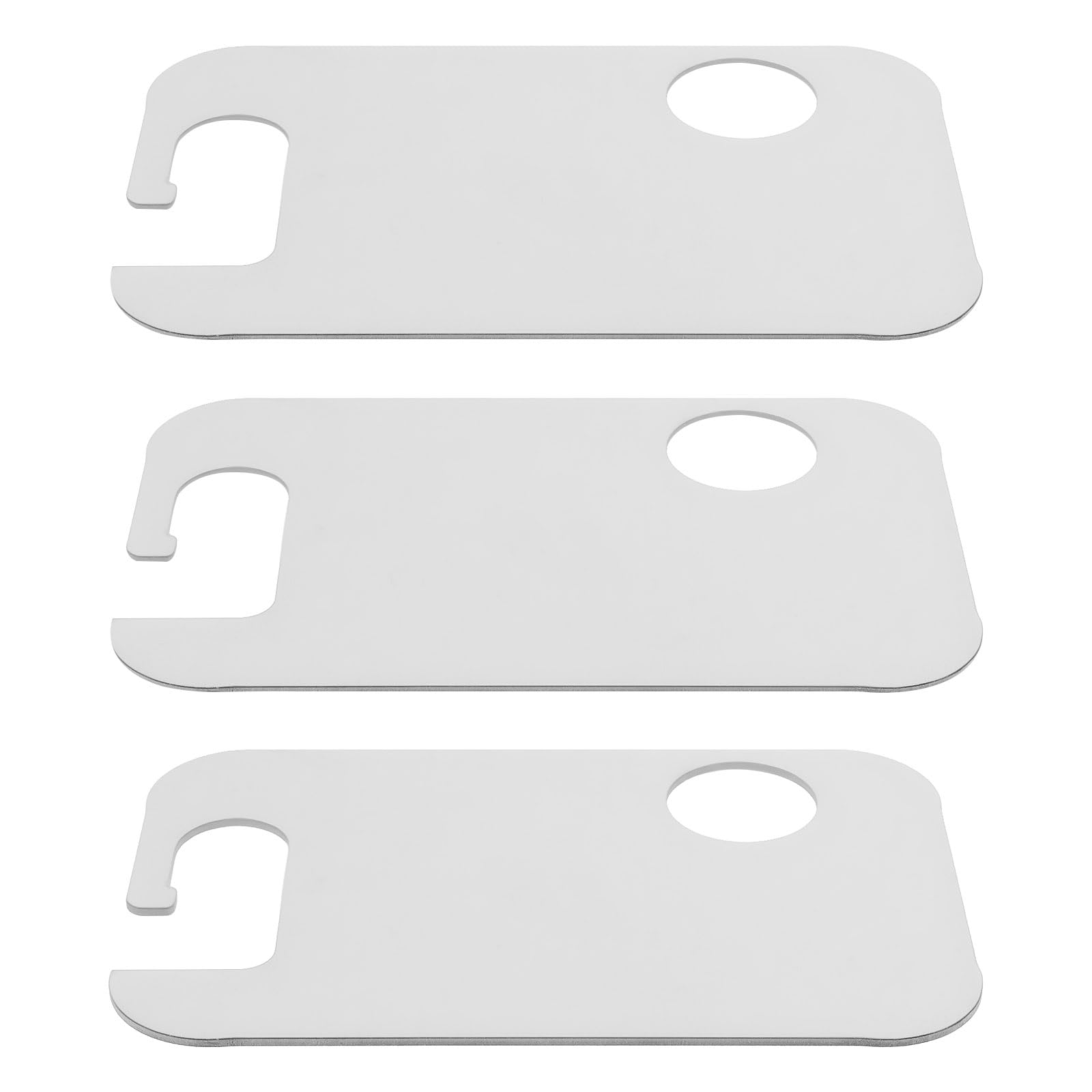 ECSiNG 3Pcs Front Lower Door Hinge Washer 81x51.3mm 7L5831483 95553148300 Compatible with Wolkswagen Golf 4 1997-2006