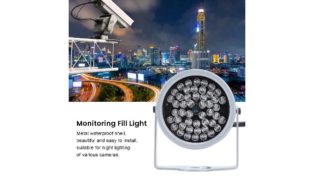 Eclairage Infrarouge 96 LED, Lampe IR Vision Nocturne Extérieure