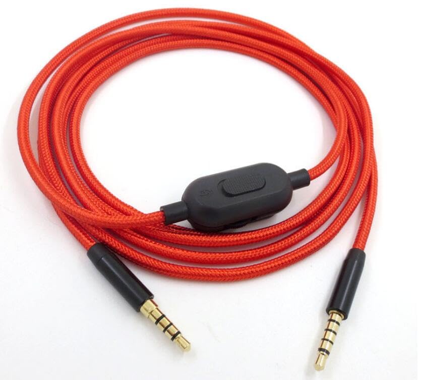 Coyktonty Audio Cable Extension Cord Line Earphone Cable Replacement Headphone Cable for Logitech Astro A10 A40 A30 Headphones,Headphone Accessories