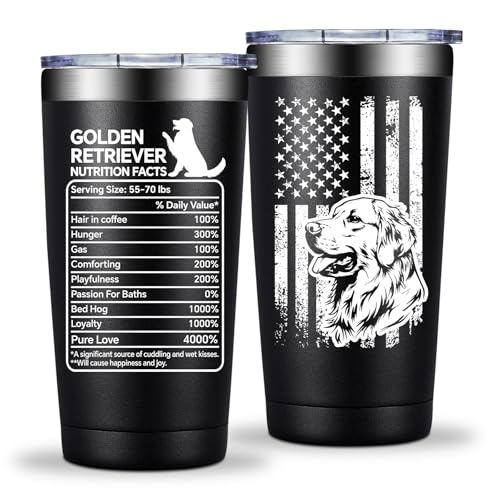 Loecuxe Golden Retriever Gifts - Golden Retriever Gifts for Women,