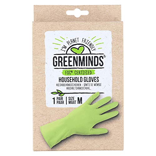 Sorbo Household Gloves Guantes para el hogar, Caucho, Verde, M