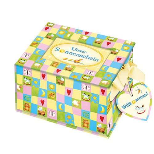 Baby-Schatzkästchen - Unser Sonnenschein: Aufbewahrungsbox Baby-Schatzkästchen - Unser Sonnenschein: Aufbewahrungsbox
