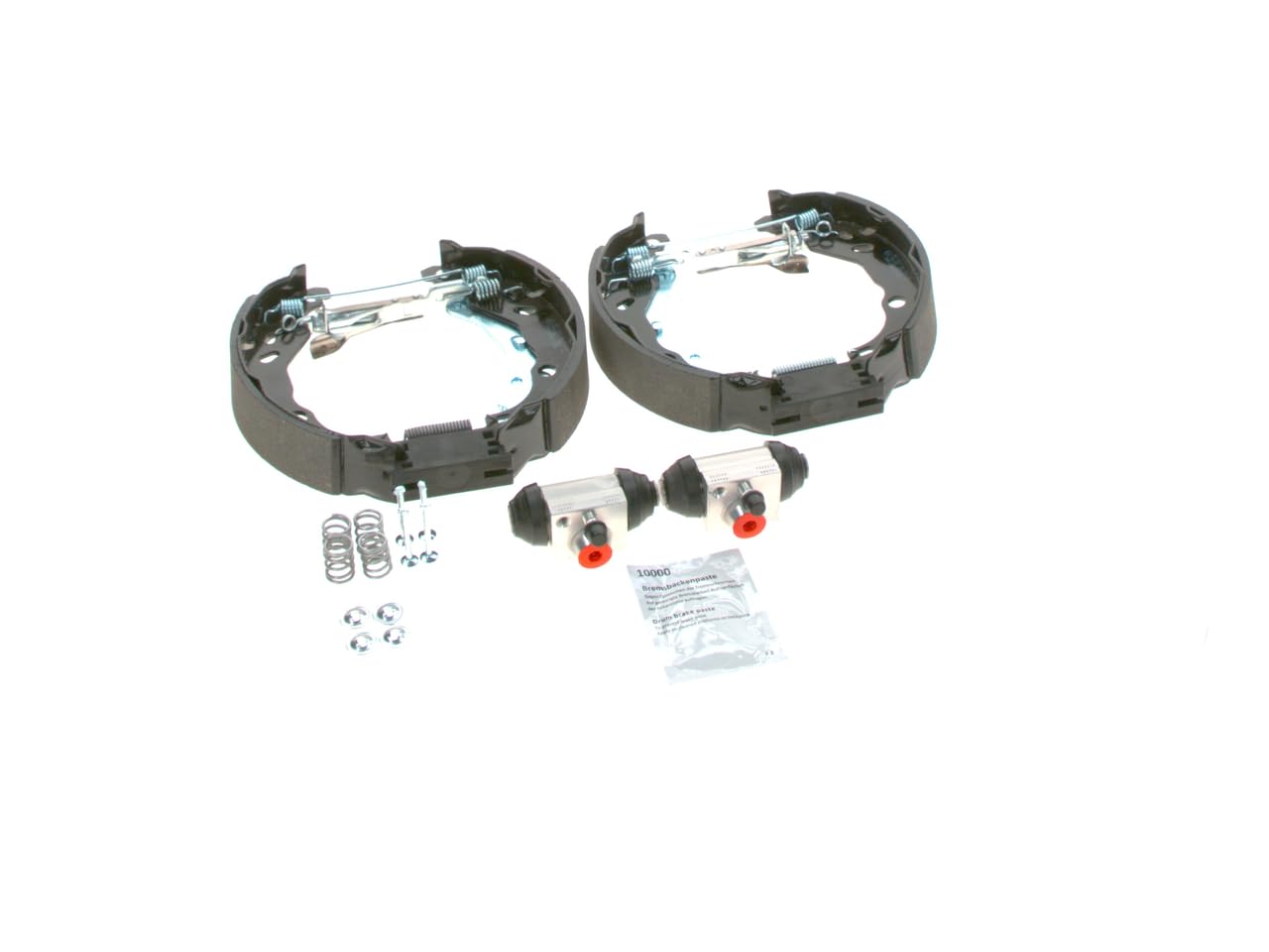 BOSCH Kit ganasce freno 0204114685 | Compatibile con: DACIA LOGAN II, SANDERO II, RENAULT CLIO IV, CLIO IV Grandtour, CLIO IV Kasten/Schrägheck, LOGAN/STEPWAY II