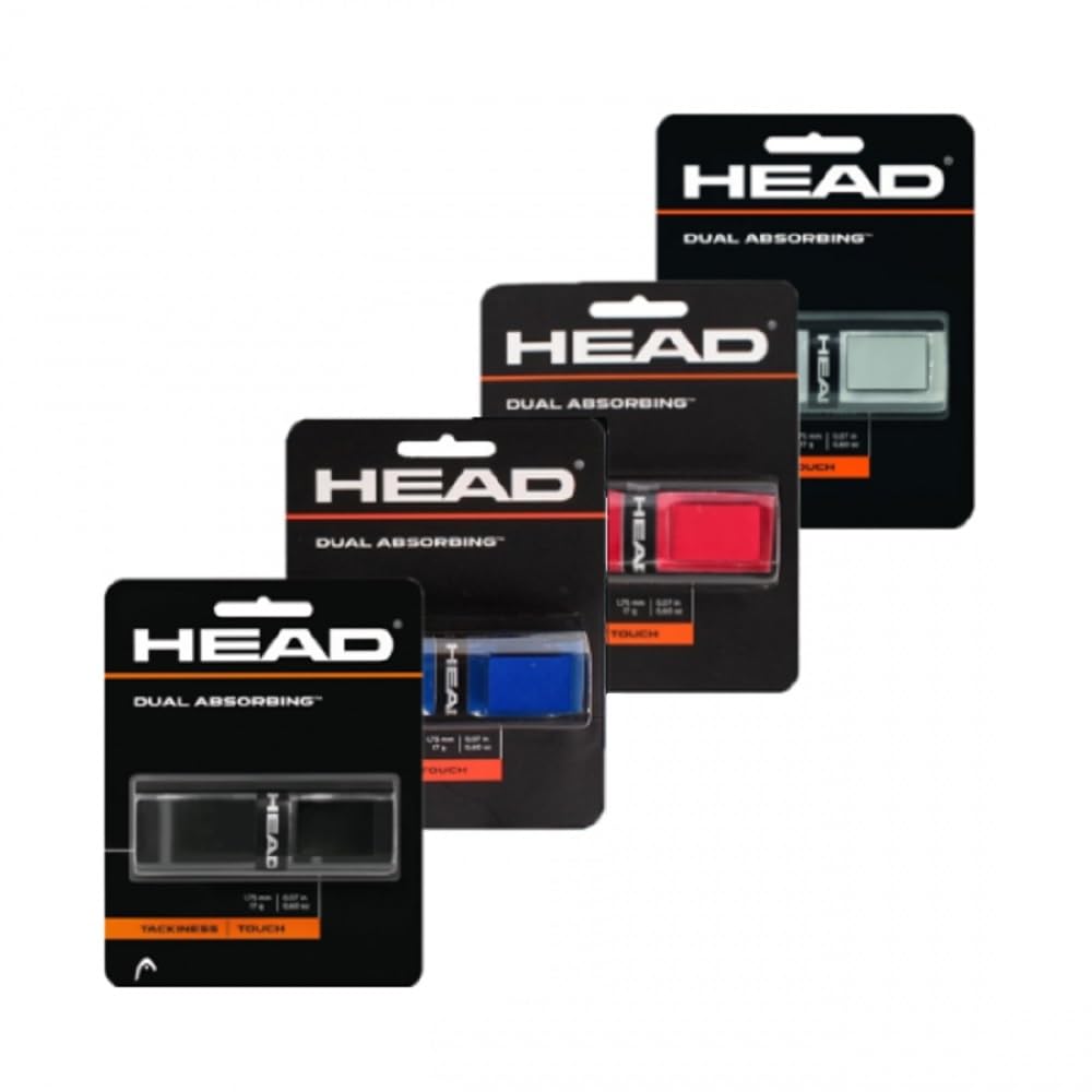 HEAD Dual Absorbing Tennis Grip (Black) (B004KZFDGM) Amazon Price History, Amazon Price Tracker