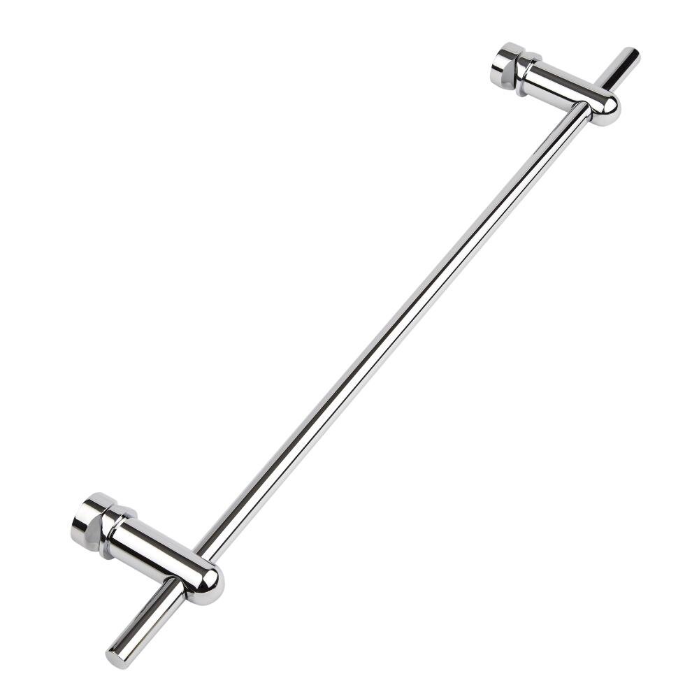 MILANO Chrome Towel Rail for Aruba Vertical Radiator 590mm