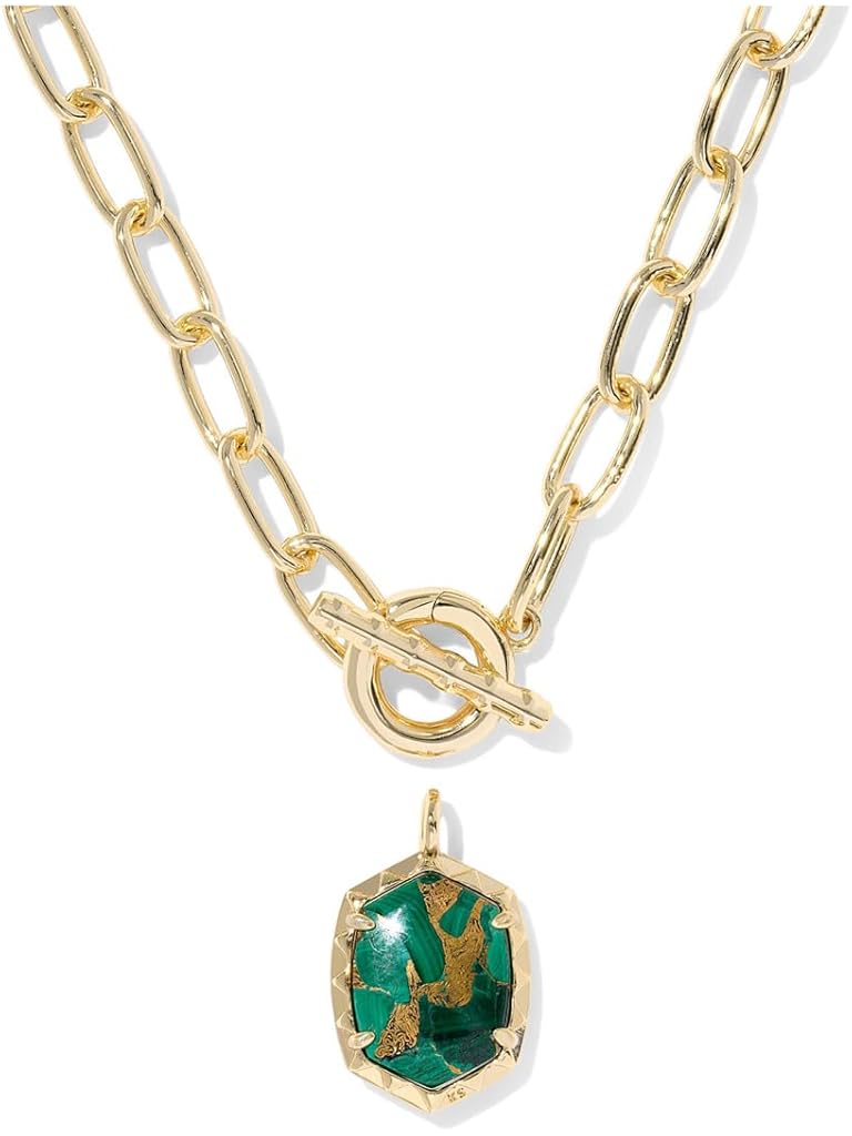 Gold Kendra Scott Daphne Link And Chain Necklace