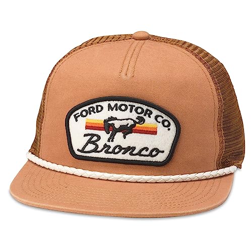 Image of AMERICAN NEEDLE Ford Bronco Patch Unisex Adjustable Snapback Baseball Hat