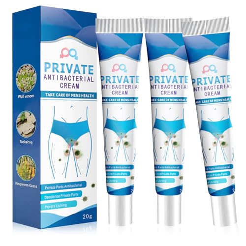3 Stück Private Antibakterielle Creme, Herren Intimbereich Lindert Creme, Intim Pflegecreme für Männer, Herren Pflegecreme...