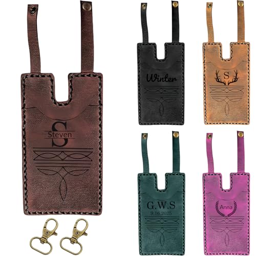 Personalized Western Boot Wallet for Women with Snap Strap, 2025 Fashion Leather Wallet, Handcrafted Leather Boot Credit Card Holder Wallet Small Leather Wallets with Snap Fastening (1Pcs)