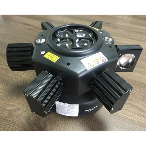 DJ-Partylicht, 150 W RGBW 4-in-1-LEDs, DJ-Bühnenlichter, Dmx 512-Steuerung, stufenlose Rotation, DJ-Lichter mit aktiviertem Ton für Hochzeits-DJ-Partys und Live-Haus
