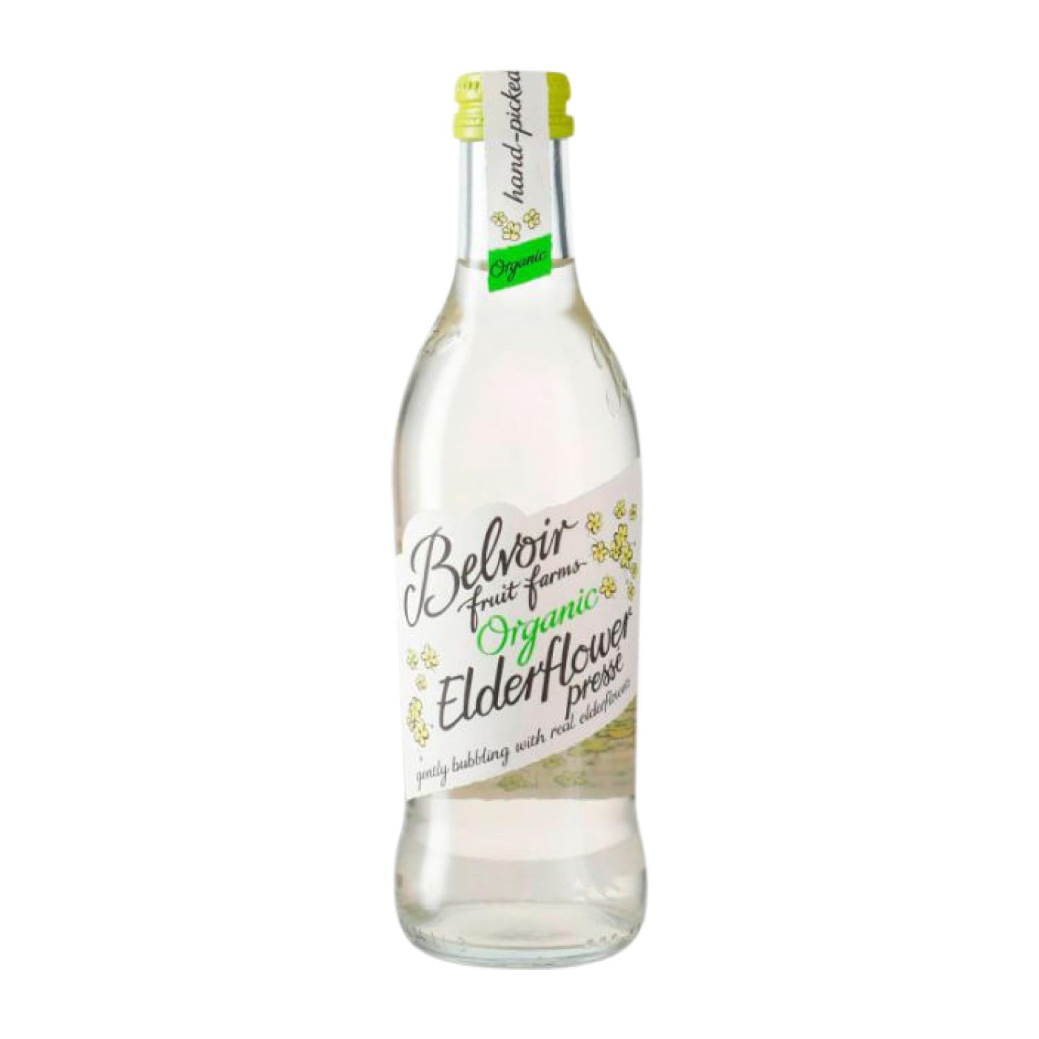 Refrescos y Mixers Caja de 12 unidades Belvoir Elderflower Organic Botellín 25 cl