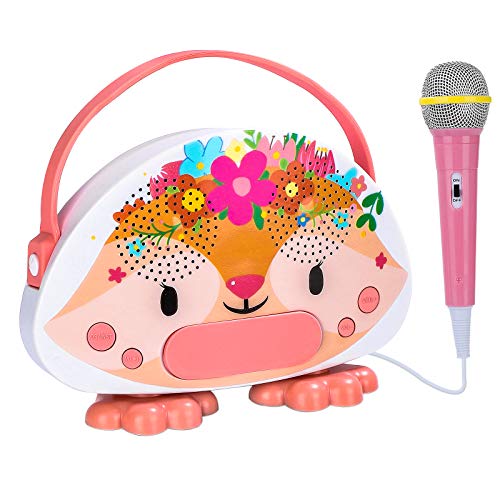 Kids Karaoke Machine for Kids Microphone with Speaker Portable Karaoke Set Toddler Singing Machine for Child Karaoke Toys for Kids Gifts for Aged 6+