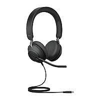 Jabra Evolve2 40 SE - Cuffie Stereo cablate, USB-C + cavo di prolunga