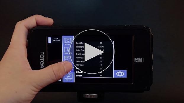 FOTGA DP500IIIS A50TL 5インチFHD フィールドモニター Amazon.com : FOTGA A50TL 5inch FHD IPS DCI-P3 Wide Color