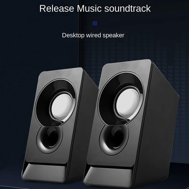 Altavoces de escritorio con subwoofer periféricos de audio estéreo con cable 3