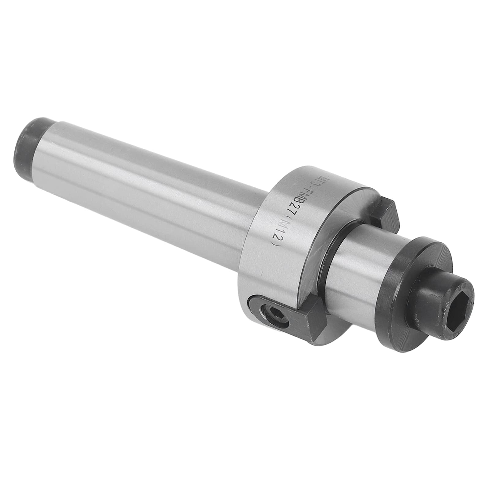 MT3-FMB27-M12 Support D'adaptateur de Broche de Fraisage de Manche D'arbre MT3-FMB27 Foret Conique de Machine Morse Pince Conique de Broche Adaptée au Traitement de Lames de Divers Matériaux