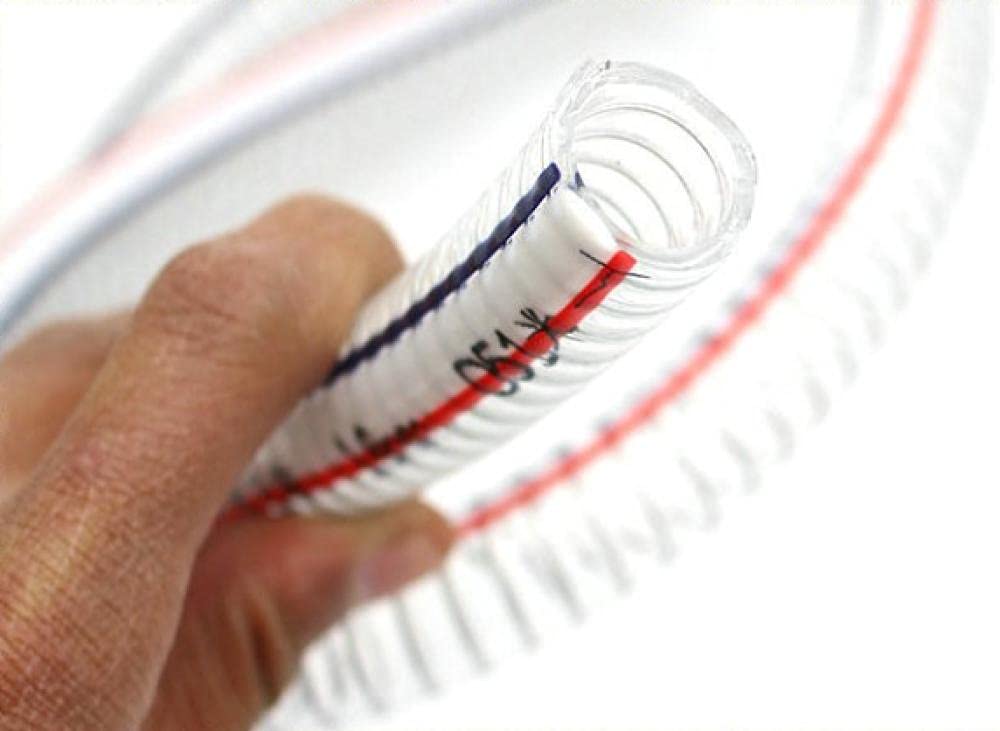 Tubo vacío. Telescópico en espiral. No hay olor. Resistencia a alta temperatura. Manguera de alambre de PVC de silicona-125mm * 6mm