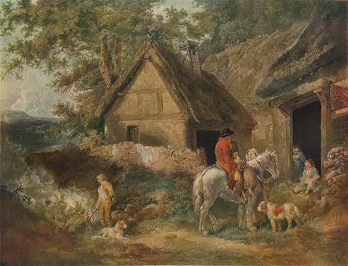Art tableau un garçon employé à brûler les mauvaises herbes affiche impression 60x90