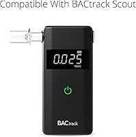 Vista 6 de BACtrack Boquillas alcoholizadoras profesionales (50 unidades) Compatible con probadores de alcohol de aliento BACtrack S80, Trace, Scout, Element