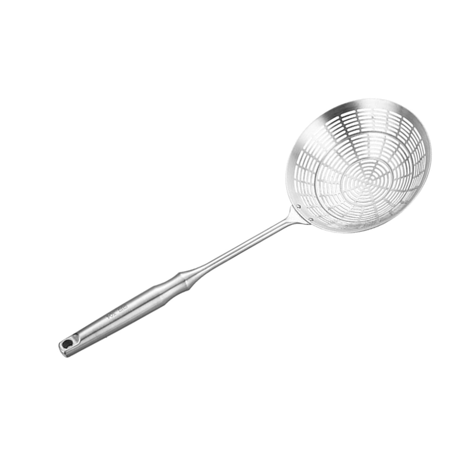 ZEPFJHE 304 Nonrust Steel Strainer for Kitchen with Fine Meshes Design Cooking Skimmers Perfect for Pastas Soup and Deeper Frying Cooking Skimmer Tool