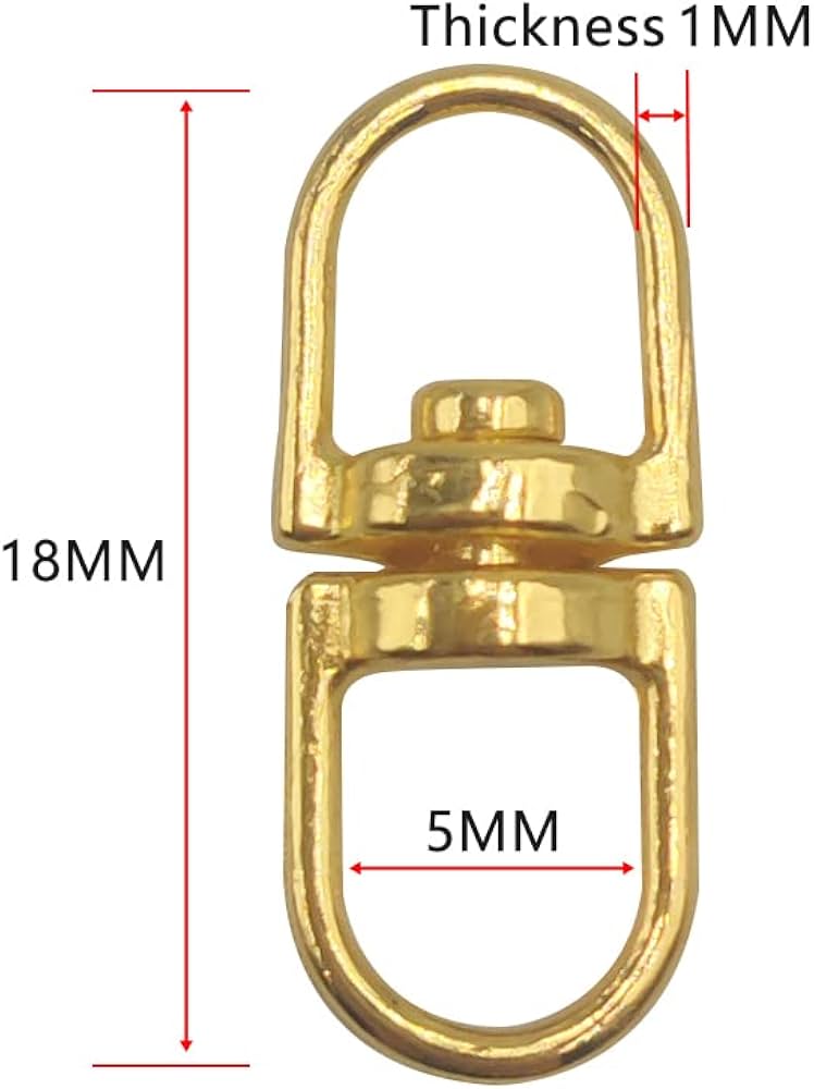 Amazon.com: 50pcs Swivel Connectors Clasps Double Ended Eye Hooks Amazon.com: 50pcs Swivel Connectors Clasps Double Ended Eye Hooks