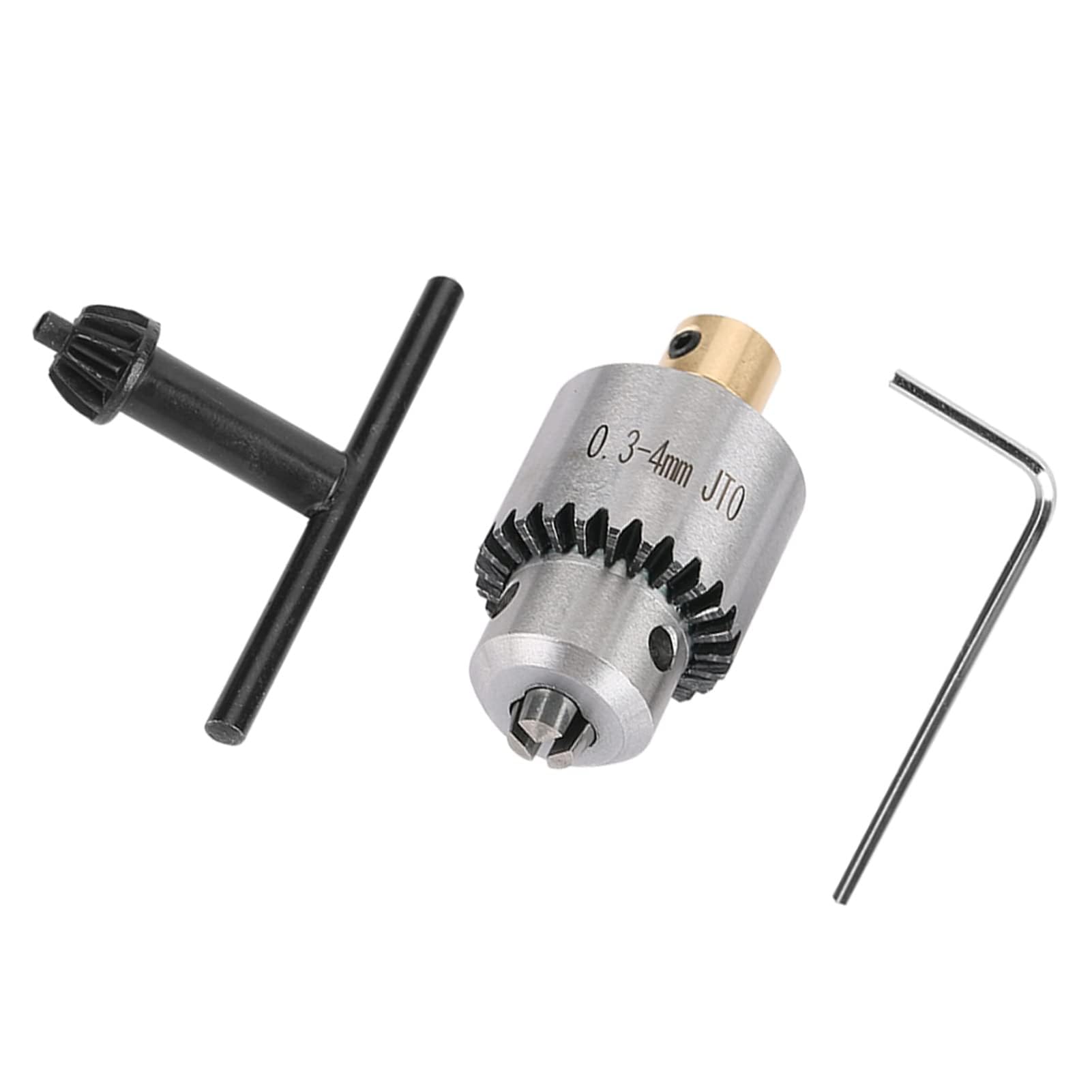 Uchwyt Wiertarski JTO Mini Uchwyt Wiertarski Stożkowy z Kluczem do Tokarek Wiertarka Elektryczna i Prasy Wiertarskie 0.3-4mm