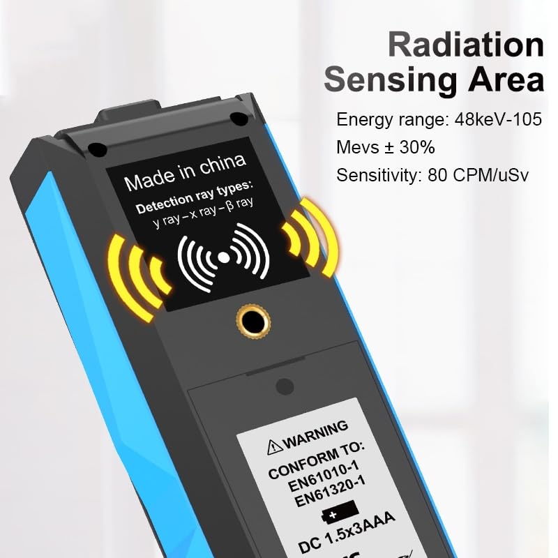 Contador Geiger Detector de Radiación Nuclear con Alarma miniatura 6
