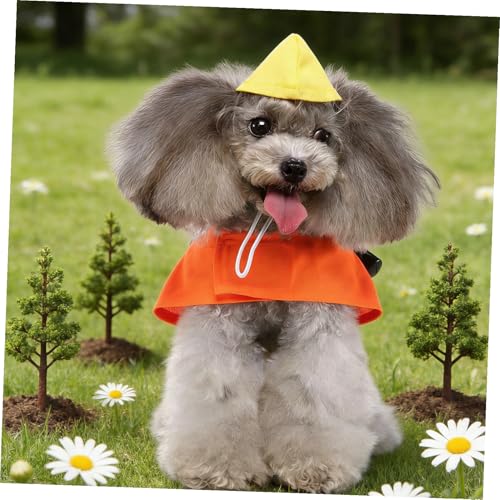 Disfraz adorables para perros XL naranja miniatura 7