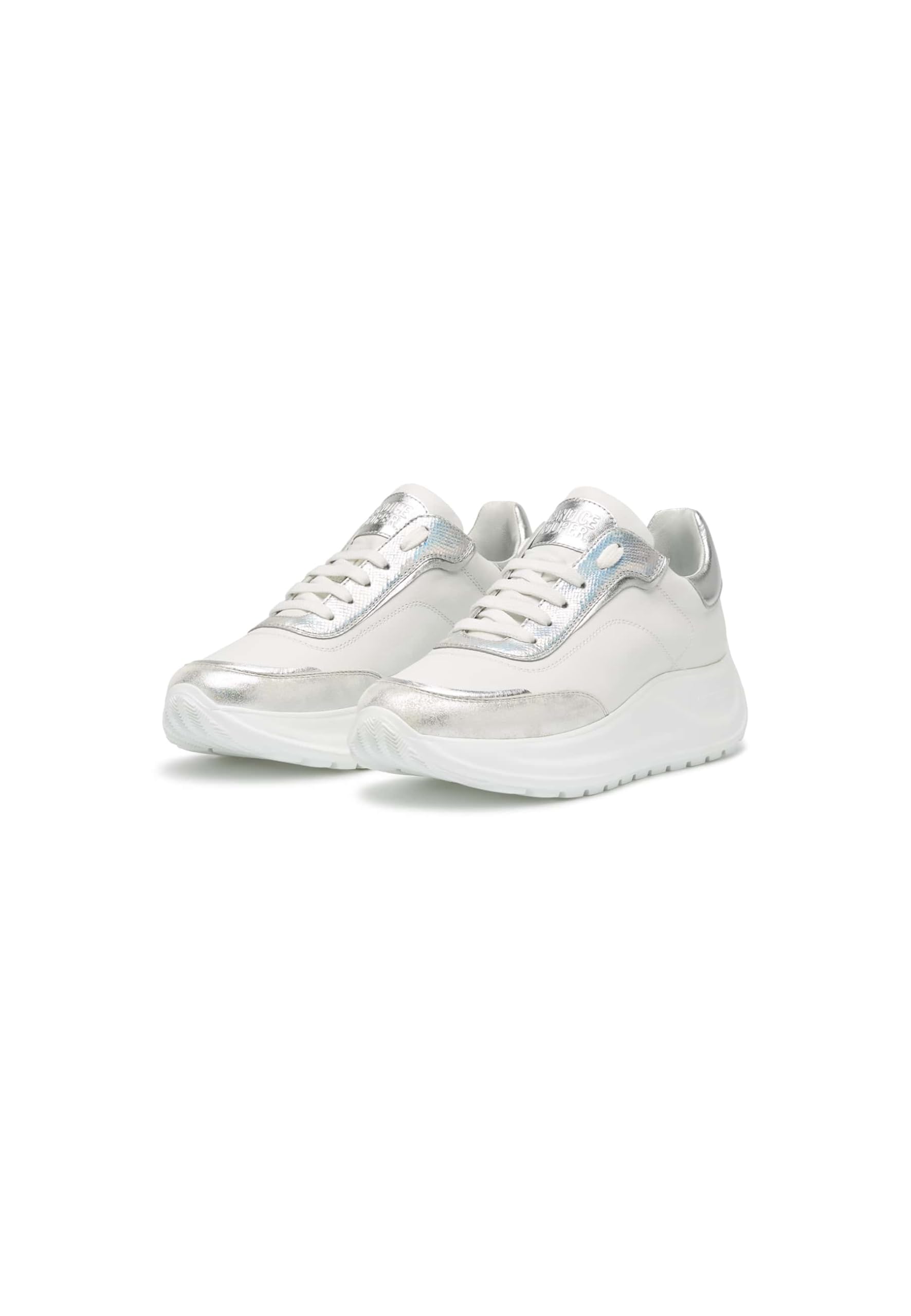 Candice Cooper Spark 010-Sneakers in Pelle-Bianco