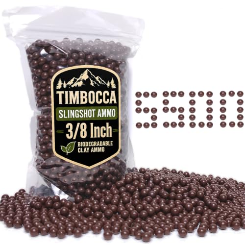 Timbocca Slingshot Ammo 3/8 Inch, 5500g...