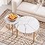 Round - White Triangle Pattern