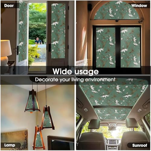 Vinilo decorativo para ventana 40x300 cm sin adhesivo miniatura 5