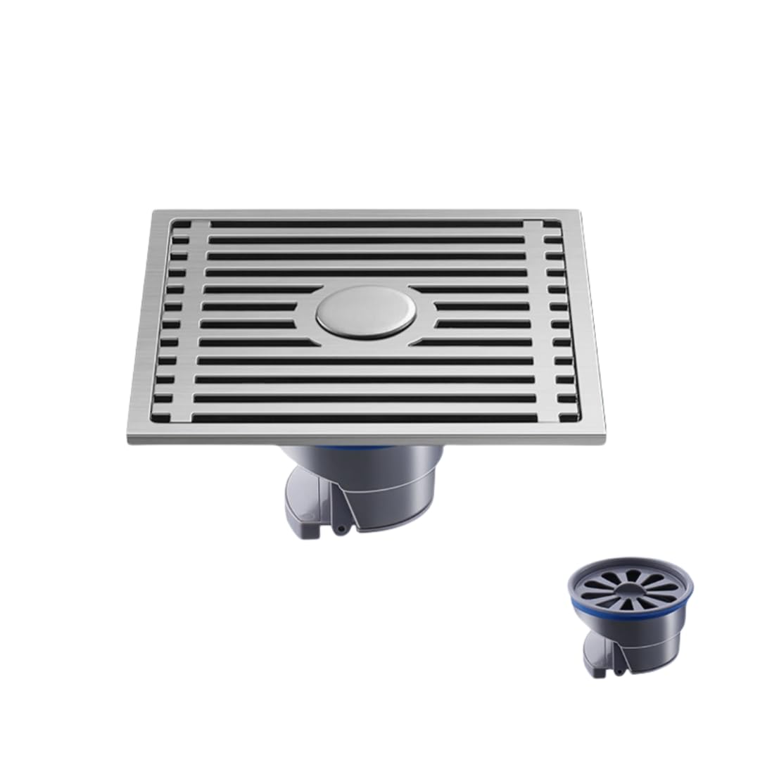 KJdxfhFH Bathroom floor drains, Bathroom Floor Drain Stainless Steel Bamboo Raft for(15x15mm Dualuse,Plastic core)