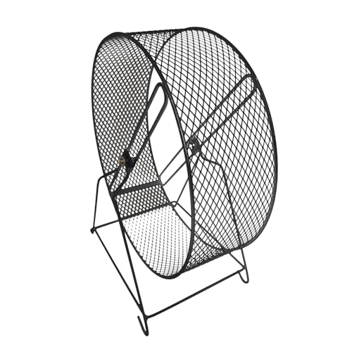 Leises Metall Laufrad Mit Ständer Mäuse Hamster Mäuserad Hamsterrad Hamsterlaufrad Hamster Laufrad Eisenrad - Hamster Laufrad Laufspielzeug Für Hamster Igel Rennmäuse Mäuse Andere Kleintiere