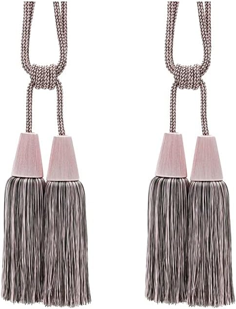 Curtain Buckle Hanging Ball Straps Tie Rope Tassel Tassels Living Room Soft Decorative(A)