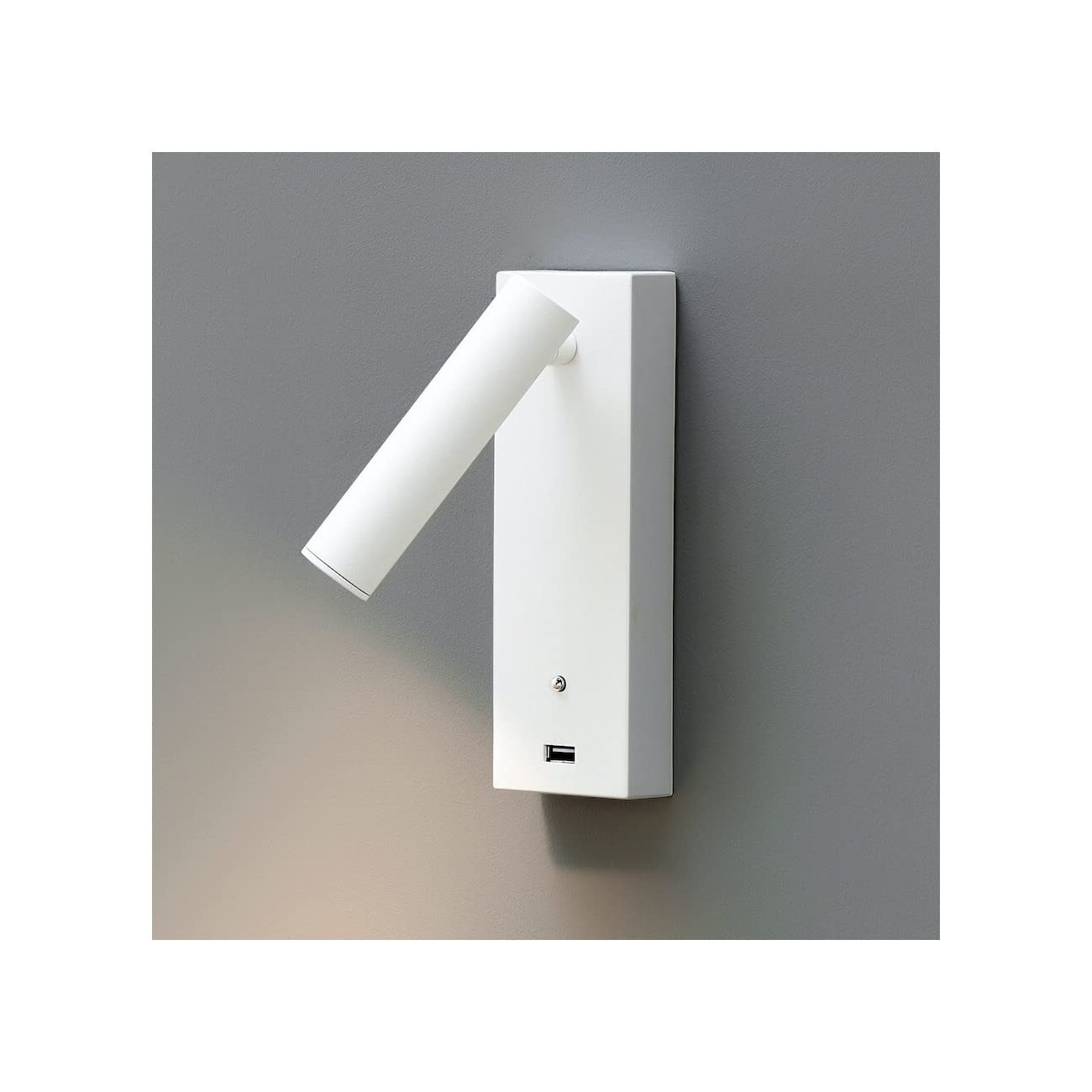 KOSILUM - Applique LED liseuse avec port USB - Tofino - Lumière Blanc Chaud Eclairage Salon Chambre Cuisine Couloir - - 210 lm - LED intégrée - IP20