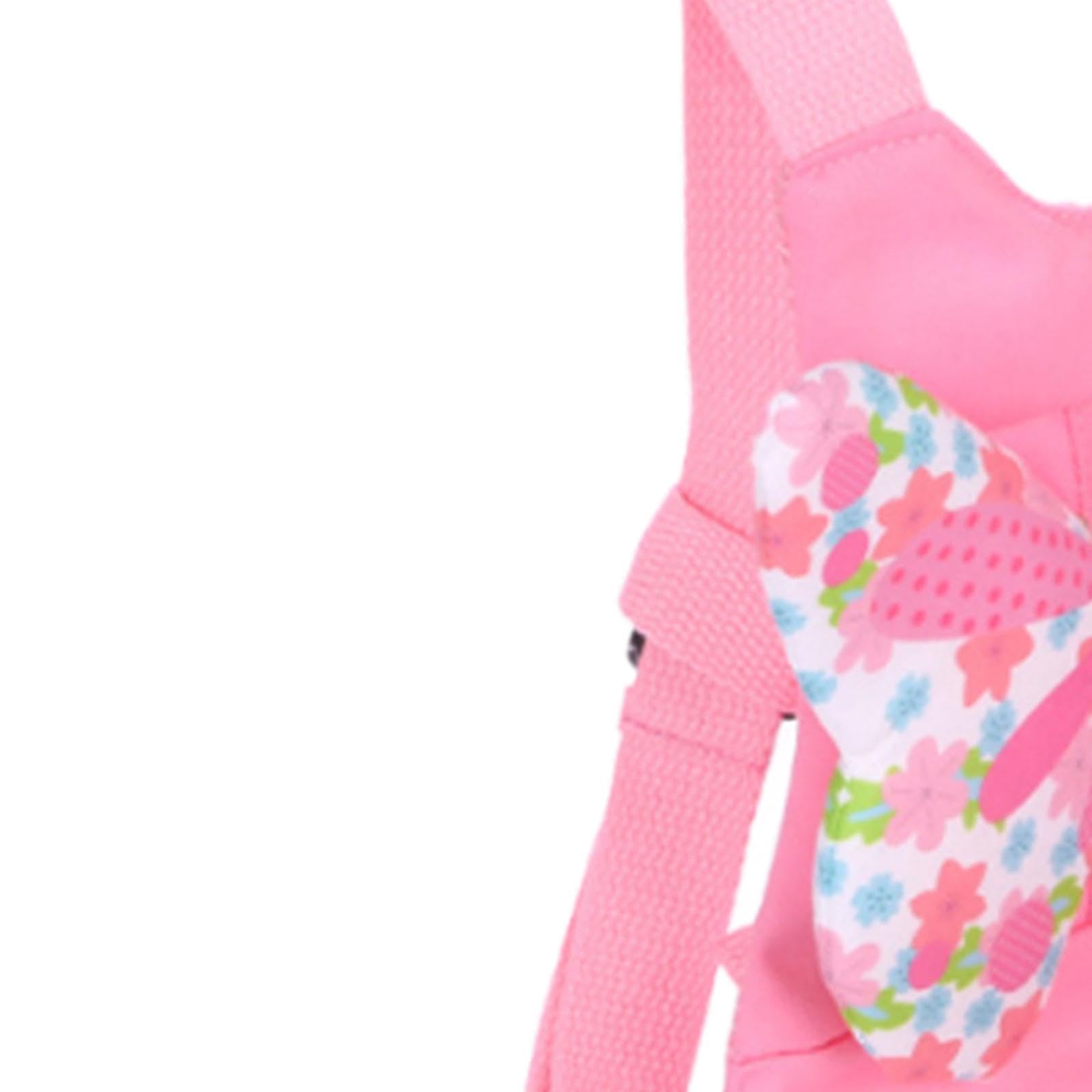 Arnés Infantil Correa de Banda de Prevención de Pérdida Pulsera Ajustable Espuma Suave Diseño Giratorio Adecuado para Viajes Compras, Rosa