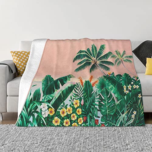 Seaside Fleece-Decke für Bett, weiche Überwurfdecken für Frauen, leichte Flanelldecken, gemütlich, alle Jahreszeiten, 50 x 60 cm Cover