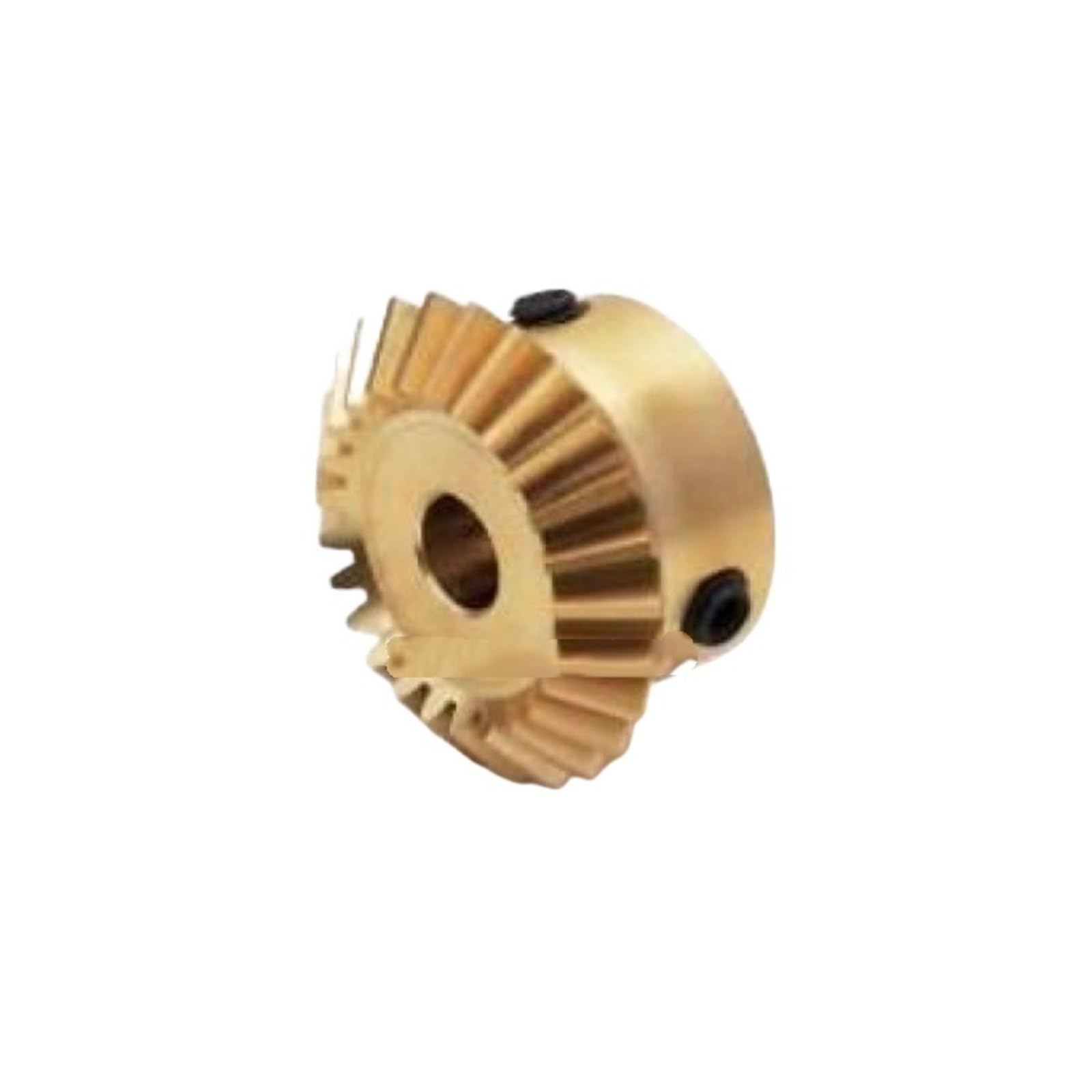 Bevel Gear Pinion Hardware Mechanical 0.4M/0.5M/0.6M/0.8M/1M 90 Degree Steering Straight Bevel Gear 1:1 Brass Bevel Gear(0.4M 15T 2mm)
