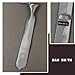 Dan Smith Multi-Color Party Skinny Neckwear Plain Skinny Tie Pak DAN2021 Lawn Green,Black,Light Silver,White,Blue Silk Blend