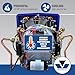 Mastercool 69300 Twin Turbo Refrigerant Recovery System – Dual Piston Compressor, Works with All Refrigerants, High Recovery Rates