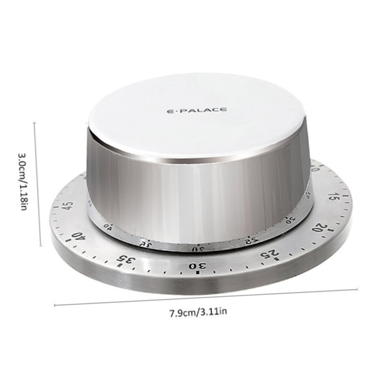 MAGICLULU 3stücke Küchentimer Mechanisch Minuten Countdown Timer Aus Edelstahl Für Backen Kochen Eieruhr Ohne Batterien Zeitsparendes Küchenzubehör Für Schule Und Zuhause