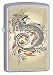 Zippo Lighter: Dragon Tattoo - Satin Chrome
