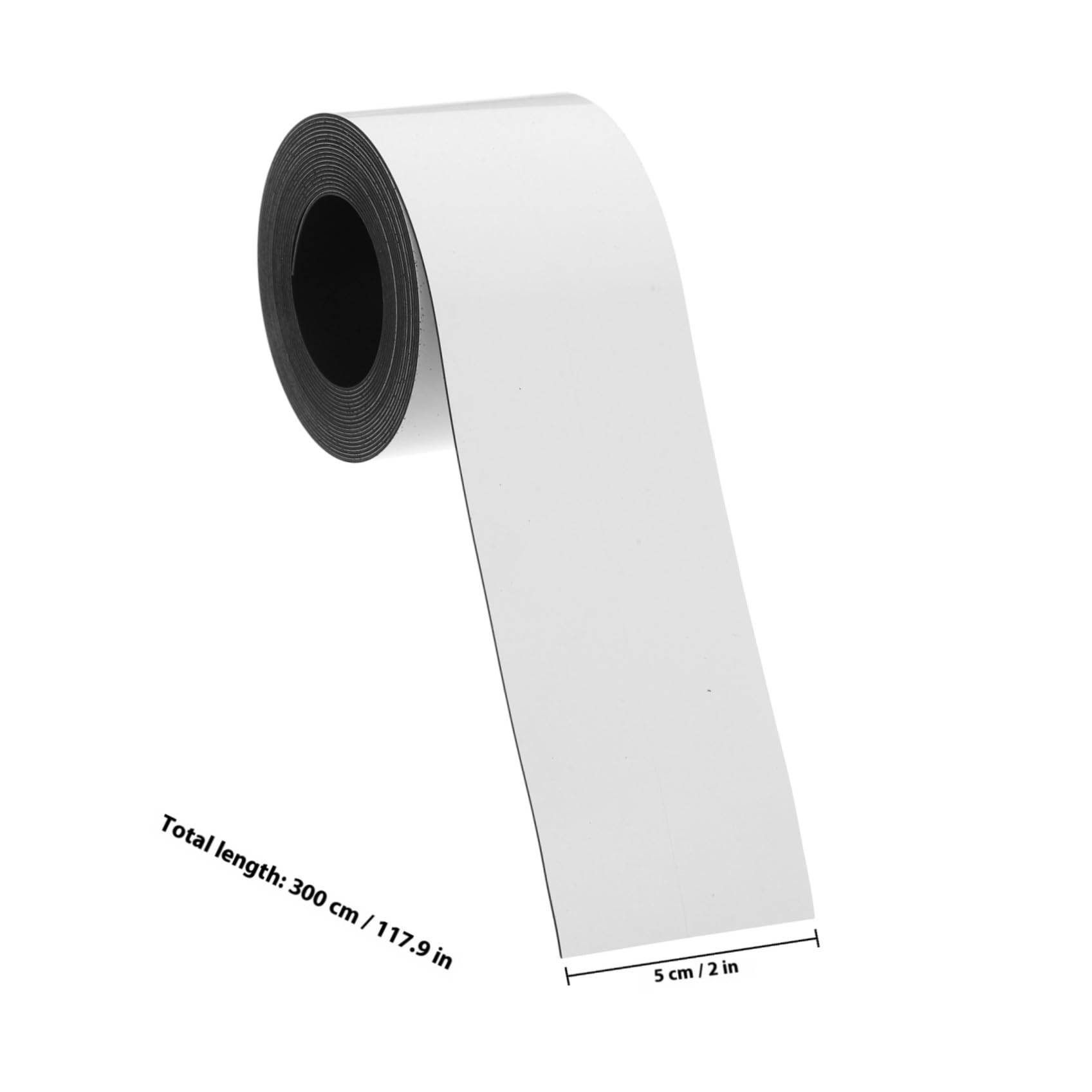Etichette Magnetiche Cancellabili Fai da Te 50mm Bianche | Riutilizzabili, Lavabili Retro Magnetico, Fogli Pet per Organizzazione e Classificazione
