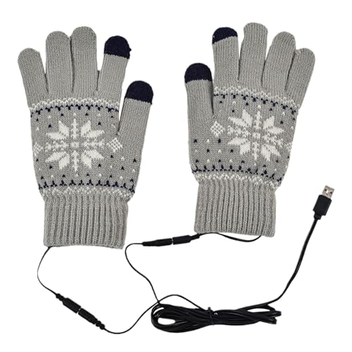 Manoplas térmicas para mujer, guantes calefactables ajustables para mujer, guantes calefactados eléctricos, guantes de equitación con calefacción desmontables para hombre, guantes calefactados para