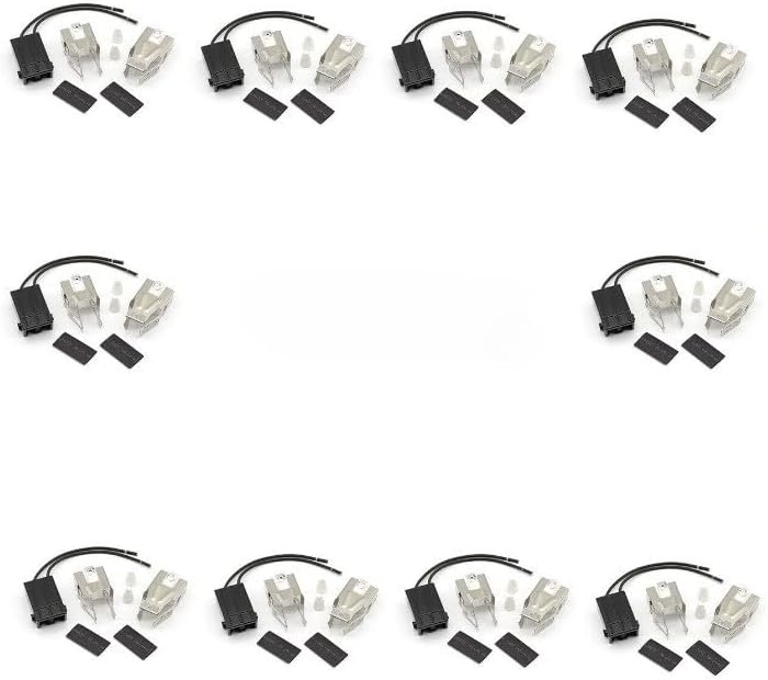 for 10 Pack Range Burner Receptacle Block Kit Universal 330031 5303935058 WB17T10006