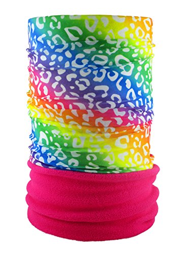 headloop Polar Extra Largo Rosa Forro Polar + Bufanda Multifuncional para Cabeza, Cuello, Hecha de Microfibra